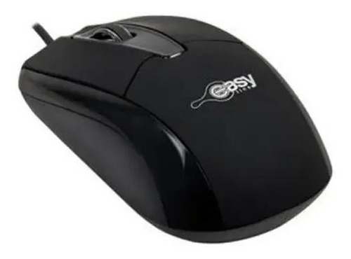 Mouse Óptico Easy Line El-993377 Usb Alámbrico Negro