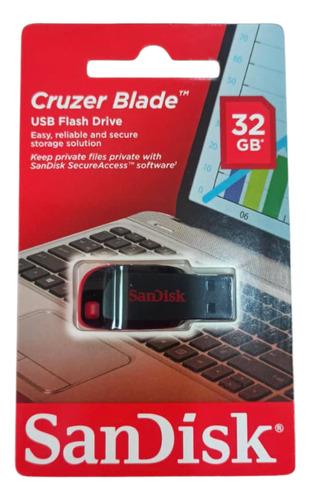 Pendrive 32gb Sandisk Cruzer Blade