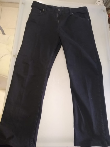 Pantalon Jean Wrangler Genuino 35x30 Negro (Usado)