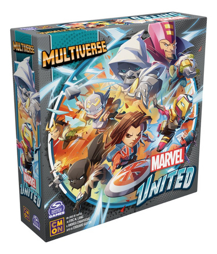 Marvel United Multiverse - Jogo De Tabuleiro Galápgos