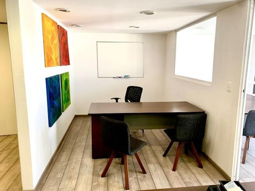 Polanco, Oficina Amueblada 55m2 Totalmente Acondicionada, Privado, Área Abierta De Trabajo, Baño Privado, Excelente Ubicación. Vigilancia 24 Horas. El Precio Es Más El Mantenimiento