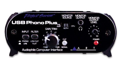 Art Usb Phono Plus Preamplificador Bandeja Salida Linea Usb