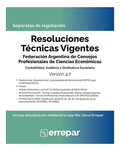 Separata Resoluciones Técnicas Vigentes 4.7