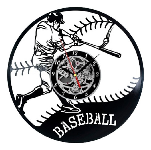 Reloj Corte Laser 3069 Beisbol Bateador En Pelota Gigante