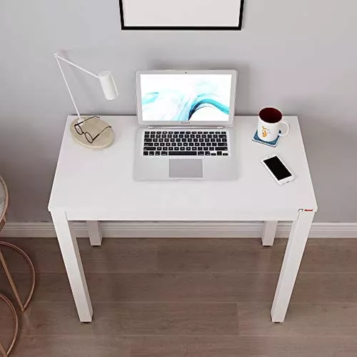 Need Mesa pequeña - Escritorio de estudio de 31.5 pulgadas para espacios  estrechos, estación de trabajo de estudio resistente y resistente para