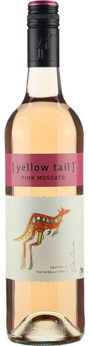 Vinho Rose Suave Australiano Yellow Tail Pink Moscato 750ml