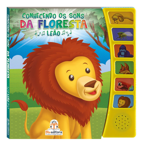 Livro Sonoro Infantil Animais Sons Musical Coleção Completa Kit 10 Un.