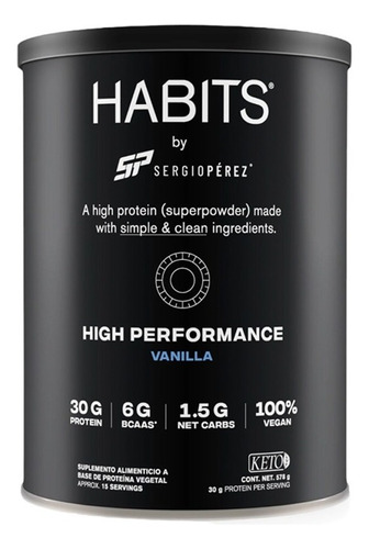 Habits Proteína Vainilla High Performance