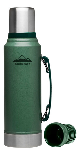 Termo South Port Pico Cebador 1 Litro Acero Inoxidable