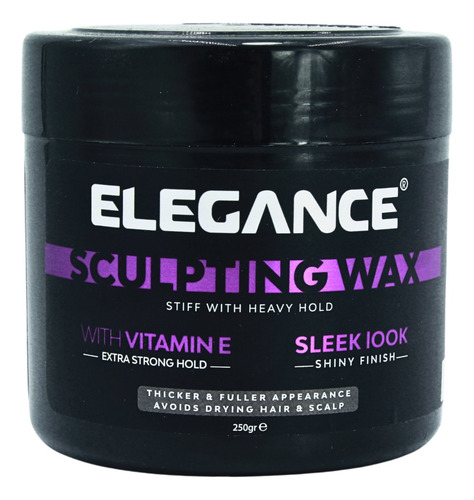 Cera Para Esculpir Cabello De Ultra Fijación Elegance 250g