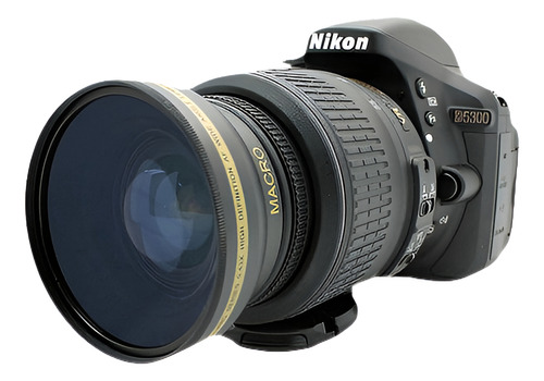 Lente Macro Gran Angular Hd 52mm Para Nikon Af-s Dx Nikkor 1