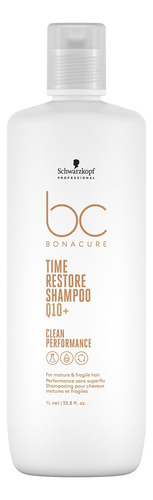 Shampoo Bonacure Time Restore Para Cabellos Maduros 1000ml