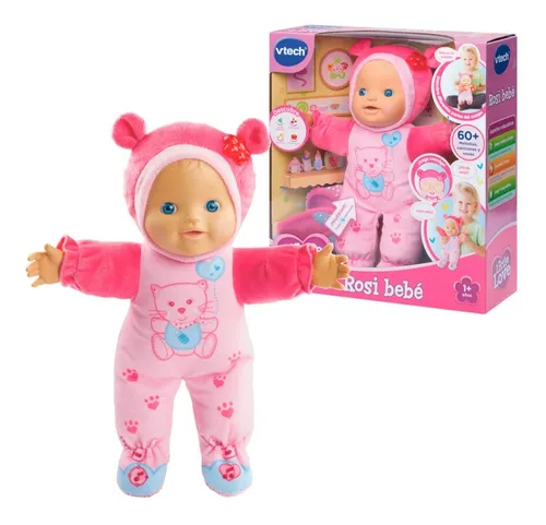 Muneca Rosi Bebe Interactiva Mi Primer Muneca Vtech Pototos Bebes