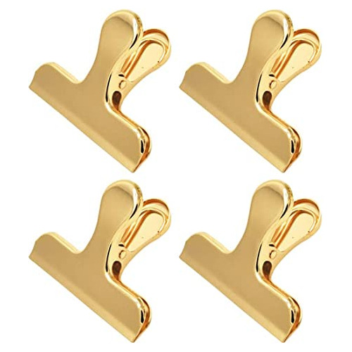 4pcs Heavy Duty Stainless Steel Bag Clips, Loritaria Du...