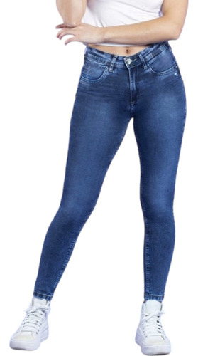 Mohicano Jeans Modelo Sara Código 3356-03 Tiro Alto Cintura