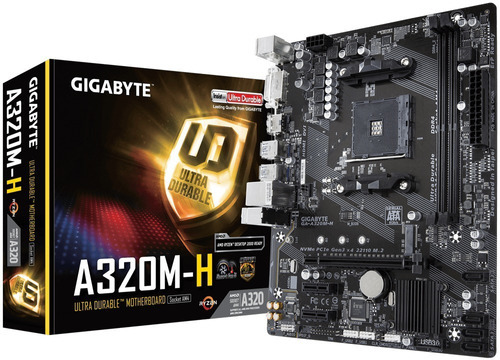 Placa-mãe Gigabyte A320m-h Am4 Amd Ryzen 1ª 2ª 3ª geração