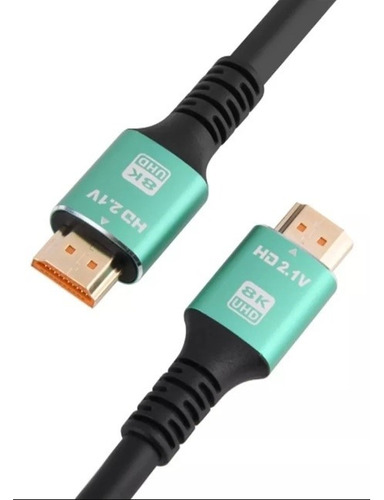 Cable Hdmi 8k 2.1 Ultra Hd 4320p 48gbps Hdr Pvc 15 Metros 