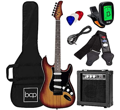 Best Choice Products Kit De Inicio De Guitarra Eléctrica Par