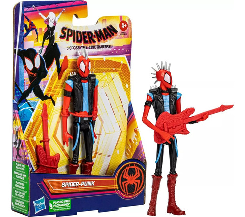 Spider Punk Spiderman Across The Spider Verse Hasbro 16cm