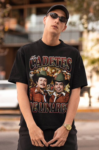 Playera Los Cadetes De Linares Vintage Retro