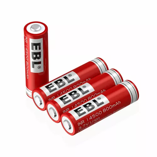 Baterias 16340/cr123a Recargables 3.7v X2u + Cargador 3.7v