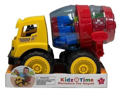 Camión Mezcladora Kidz Time +bloques Bebé Estímulo Didáctico