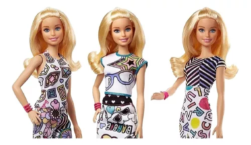 Barbie Crayola Muñeca Original Mattel Con Ropita Para Pintar | Envío