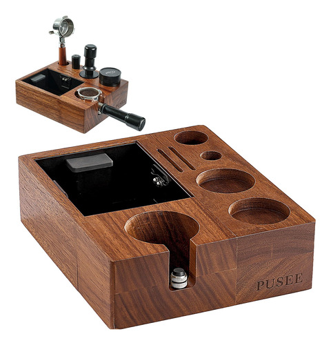 Pusee Espresso Knock Box - Caja Organizadora De Accesorios D