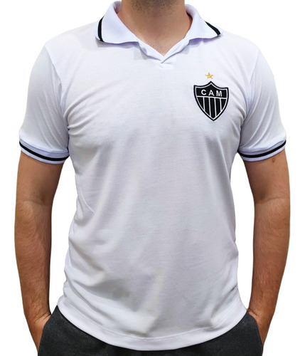 Camisa Atlético Mineiro Gola Polo Piquet Oficial