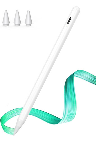 Caneta Pencil Goojodoq Para iPad Palm Rejection 1.0mm Branca