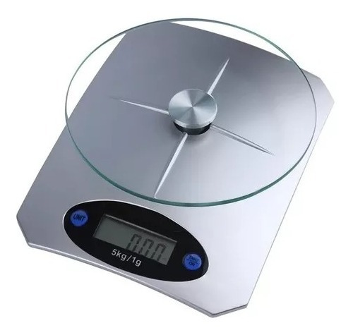 Balanza De Cocina Digital Precisión 1g A 5kg Plato Vidrio 