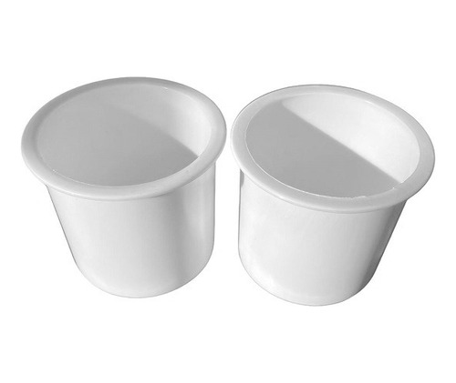 Posa Vaso De Embutir Plástico Blanco X 2 Unidades- Lancha 