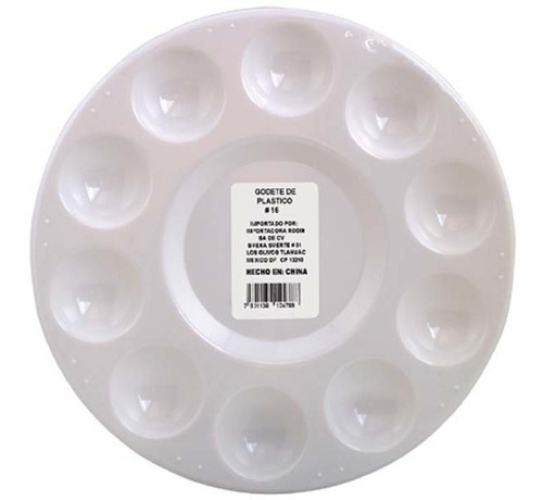 Godete Circular Plastico 10 Cavidades Atl