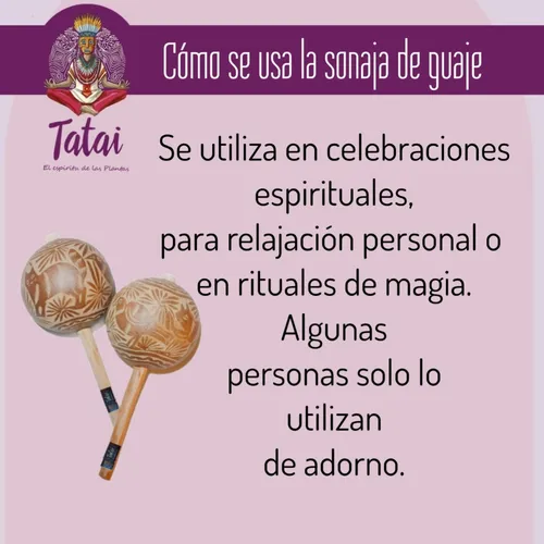 Sonaja De Guaje Tallada Tatai 1 Pz MercadoLibre