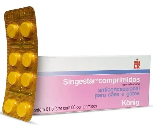 comprar Singestar Comprimidos Anticoncepcional Cães E Gatos 8 Comp