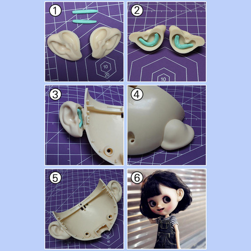 2 Orejas De Muñeca Accesorios Para Muñecas Orejas Falsas