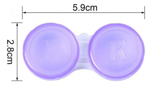 10 Estuches Para Lentes De Contacto Pack De Varios Colores