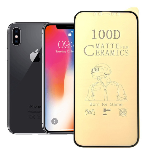 Film Ceramico Mate Compatible iPhone X - Xs - 11 Pro