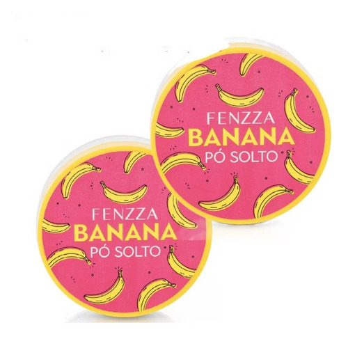 Pó Facial Banana Fenzza 15g Efeito Translúcido
