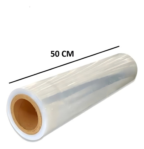 Rolo Bobina Filme 4kg Stretch 500x25 Com Tubete 250 Metros