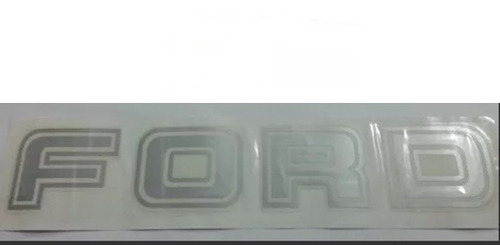 Emblema Adesivo Ford Prata Para F1000 F4000 E Ranger 94/....