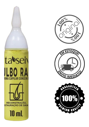 Imagem 3 de 3 de Kit 3 Ampolas Vitamina Capilar Bulbo Raiz Vita Seiva 10ml