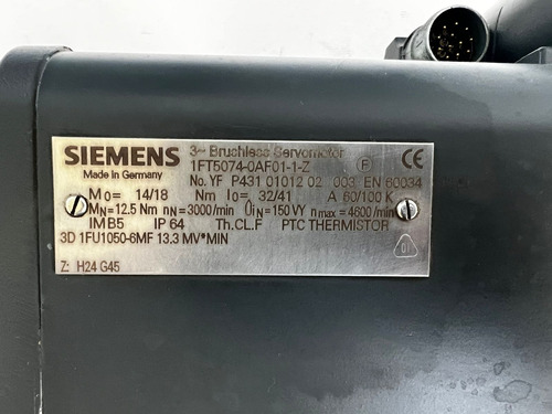 Servo Motor Siemens 1ft5074-0af01-1-z