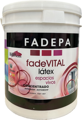 Látex Fadepa Concentrado Lavable Exterior-interior 4 Blanco