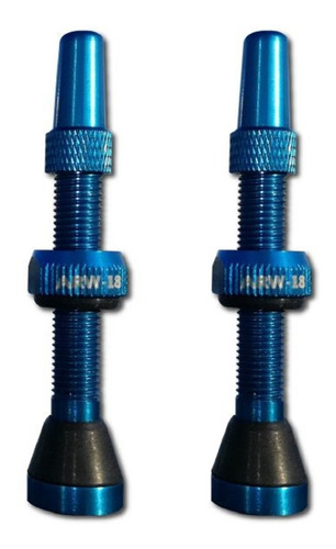 Válvulas Presta Tubeless 44mm Base Redonda - Arw18 - Azul