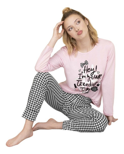 Pijama Mujer So Trending Topic T. S-xl So Pink Art 11661