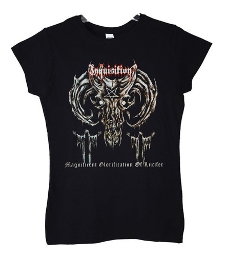 Polera Mujer Inquisition Magnificent Glori Metal Abominatron