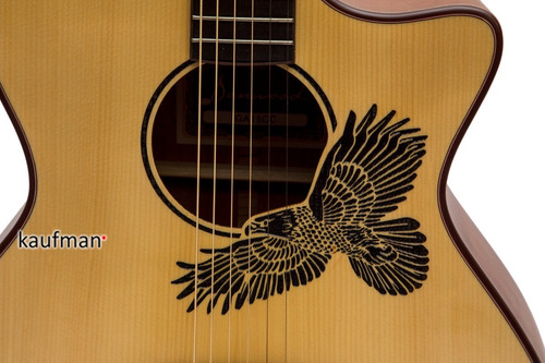 Imagen 6 de 8 de Guitarra Acustica Cuerdas De Metal Acabados De Lujo