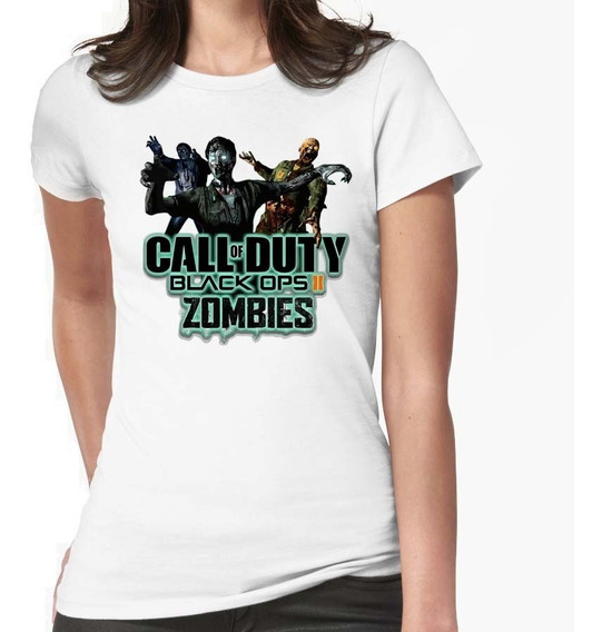 Mx Games Camiseta Call of Duty Black Ops II Zombies Manga Corta 