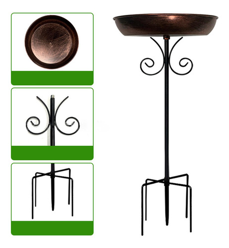Comedero Para Pájaros, Baño De Pájaros, Decoración,